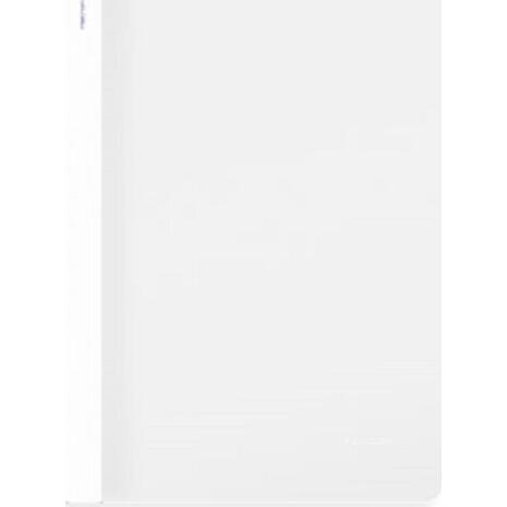 Ντοσιέ με έλασμα Metron A4 P.P χωρίς οπές  (Λευκό)