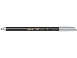 Μαρκαδόρος ανεξίτηλος EDDING 1200 1-3mm ασημί