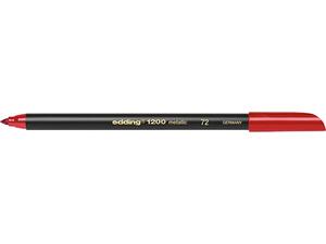 Μαρκαδόρος ανεξίτηλος EDDING 1200 1-3mm κόκκινο