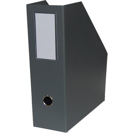 Θήκη περιοδικών κοφτή Next Basic 33x27x10cm γκρι
