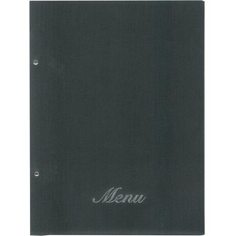 Τιμοκατάλογος (menu) Fabric 24x32cm 10 θέσεων μαύρο