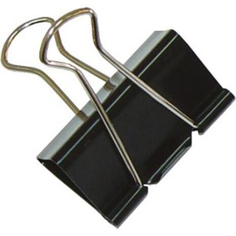 Πιάστρα μαύρη μεταλλική BINDER Clips Office 32mm (1 τεμάχιο)