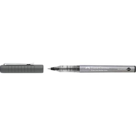 Στυλό RollerBall Faber Castell Free Ink 0.7mm μαύρο (Μαύρο)