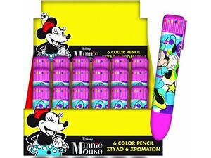 Στυλό GIM 6 χρωμάτων Minnie (340-51648) (Διάφορα χρώματα)