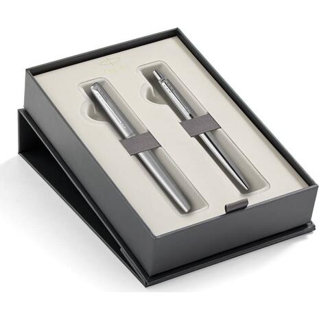 Σετ κασετίνα δώρου πένα & Στυλό PARKER JOTTER  CR ST.STEEL (RB-BP)