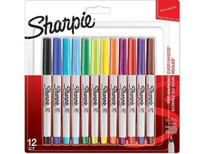 Σετ μαρκαδόροι ανεξίτηλοι Sharpie ultra fine 0.5mm 12 τεμάχια 2065408