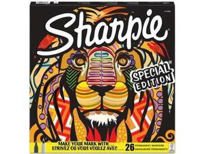 Σετ μαρκαδόροι ανεξίτηλοι Sharpie Fine Lion 0.9mm Special Edition 26 τεμαχίων