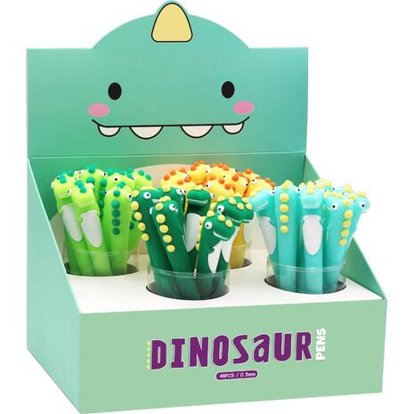 Στυλό διαρκείας TOTAL GIFT XL1589 Dinosaur 16cm σε διάφορα χρώματα  (Μπλε)