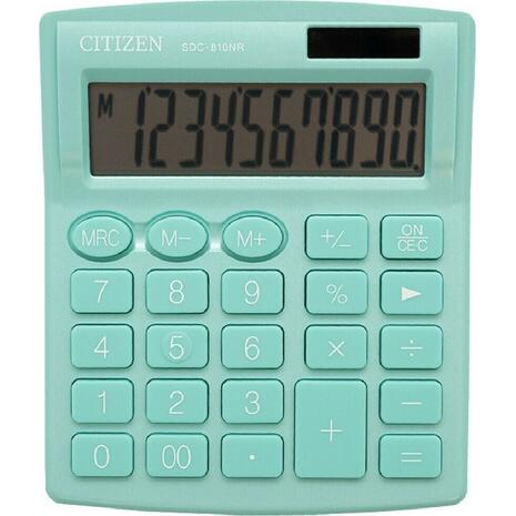 Αριθμομηχανή Citizen SDC-810NR-GN 10 ψηφίων green - Ανακάλυψε επώνυμες και αξιόπιστες Αριθμομηχανές που θα σου λύσουν τα χέρια από το Oikonomou-shop.gr.