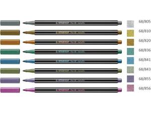 Μαρκαδόροι Stabilo Pen 68 metallic 1.4mm σε διάφορα χρώματα
