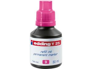 Μελάνι για μαρκαδόρο ανεξίτηλο EDDING T-25 30ml ροζ