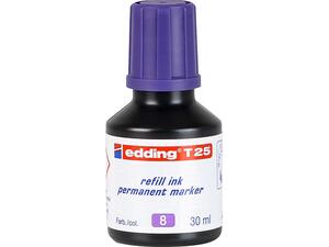 Μελάνι για μαρκαδόρο ανεξίτηλο EDDING T-25 30ml βιολέ