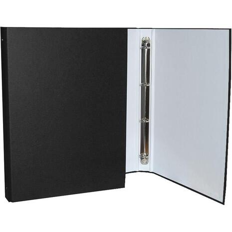 Κλασέρ γραφείου Νext Classic με 4 κρίκους μαύρο Υ32,5x23,5x3εκ.