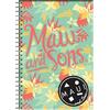 Τετράδιο σπιράλ BMU Maui and Sons Summer Flower 2 θεμάτων 17x25cm σε διάφορα σχέδια (339-46402)