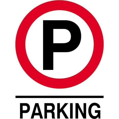 Πινακίδα PP " Parking" 15x20cm