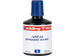 Μελάνι για μαρκαδόρο ανεξίτηλο EDDING Τ-100 100ml μπλε