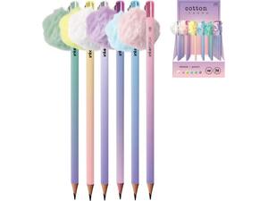 Μολύβι γραφίτη Interdruk Candy Cotton HB σε διάφορα χρώματα (1 τεμάχιο) (Διάφορα χρώματα)