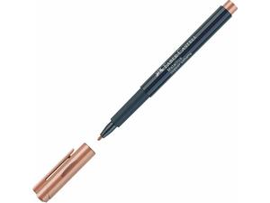 Μαρκαδόρος ανεξίτηλος Faber Castell Metallics 1.5mm μεταλλικός χαλκός (160752)