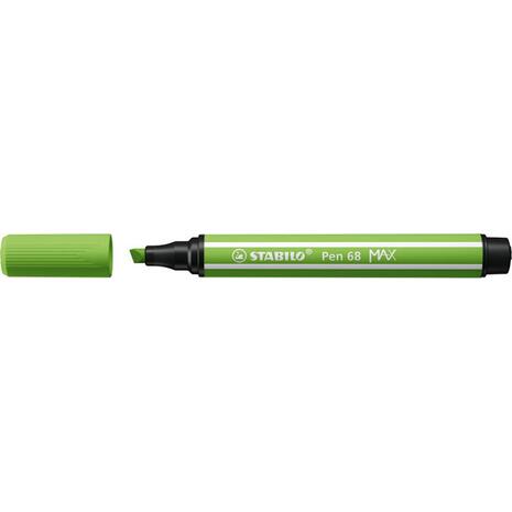 Μαρκαδόρος STABILO Pen 68 MAX 2πλης γραφής 5 mm + 1 mm 68/33 light green (Light Green)