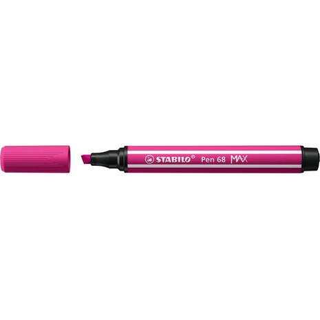Μαρκαδόρος STABILO Pen 68 MAX 2πλης γραφής 5 mm + 1 mm 68/56 rose (Rose)
