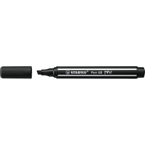Μαρκαδόρος STABILO Pen 68 MAX 2πλης γραφής 5 mm + 1 mm 68/46 black (Black)