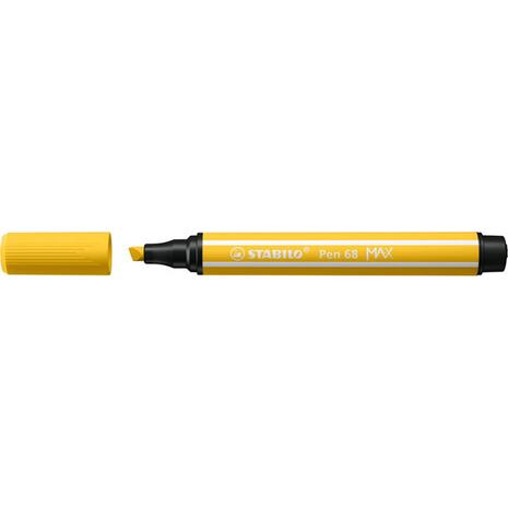 Μαρκαδόρος STABILO Pen 68 MAX 2πλης γραφής 5 mm + 1 mm 68/44 yellow (Yellow)