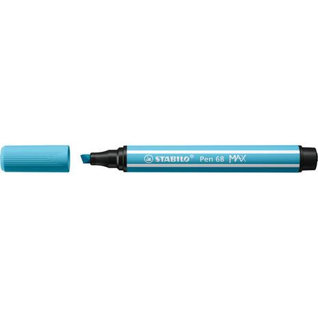 Μαρκαδόρος STABILO Pen 68 MAX 2πλης γραφής 5 mm + 1 mm 68/57 azure (Azure)