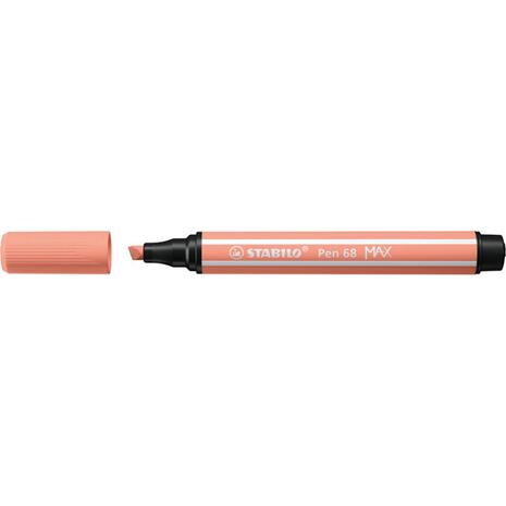 Μαρκαδόρος STABILO Pen 68 MAX 2πλης γραφής 5 mm + 1 mm 68/26 apricot (Apricot)