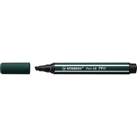 Μαρκαδόρος STABILO Pen 68 MAX 2πλης γραφής 5 mm + 1 mm 68/63 earth green (Green Earth)