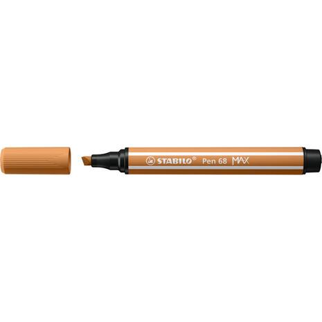 Μαρκαδόρος STABILO Pen 68 MAX 2πλης γραφής 5 mm + 1 mm 68/89 dark ochre (Dark Ochre)