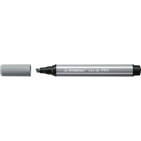 Μαρκαδόρος STABILO Pen 68 MAX 2πλης γραφής 5 mm + 1 mm 68/95 medium cold grey (Cold Grey)