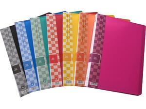 Ντοσιέ σουπλ SUNFULL 30 διαφανείς θήκες display book σε διάφορα χρώματα