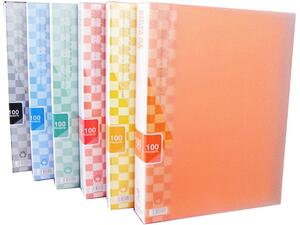 Ντοσιέ σουπλ SUNFULL 100 διαφανείς θήκες display book σε διάφορα χρώματα