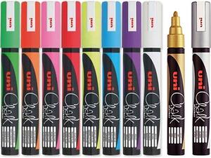 Μαρκαδόρος κιμωλίας UNI chalk PWE-5M