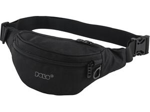 Τσαντάκι μέσης μπανάνα POLO 820 Cord μαύρο (9-08-029-02)