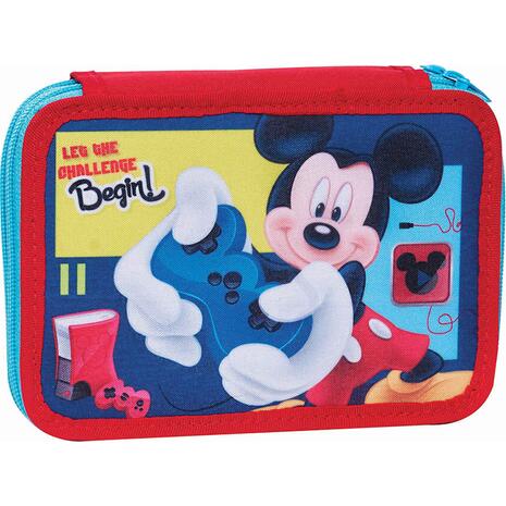 Κασετίνα γεμάτη διπλή GIM MICKEY GEEK (Art. 340-72100)