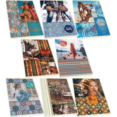 Τετράδιο Skag Vintage 17x25 cm 40 φύλλων (Διάφορα σχέδια)