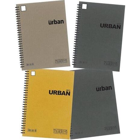 Τετράδιο σπιράλ Next Urban 2 θεμάτων 21x19cm σε διάφορα χρώματα - Ανακάλυψε Τετράδια σχολικά για μαθητές και φοιτητές, για το γραφείο ή το σπίτι με εντυπωσιακά εξώφυλλα για να κερδίσεις τις εντυπώσεις.