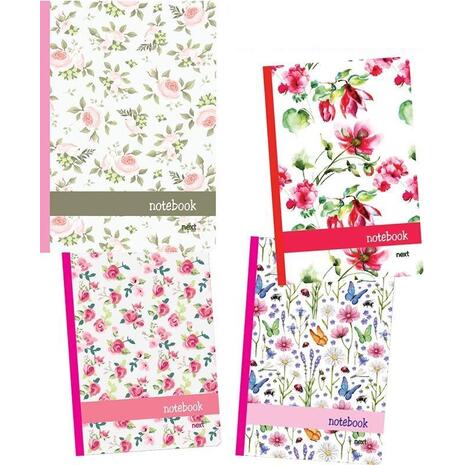 Τετράδιο Next Romantic flexi 4 θεμάτων 21x29cm 256 σελίδες (02865) (Διάφορα σχέδια)