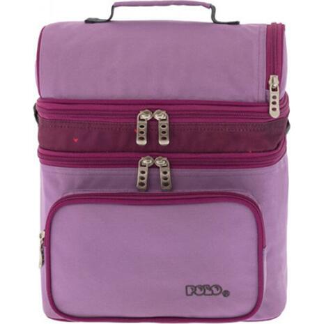 Τσαντάκι φαγητού POLO Double Cooler Μωβ (9-07-096-11)
