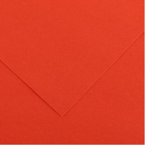 Χαρτί χειροτεχνίας CANSON Colorline 50x70cm 220gr No 14 Tomato