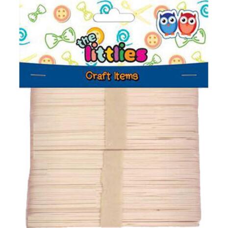 Ξυλάκια THE LITTLES σε φυσικό χρώμα 150mm 80 τεμάχια