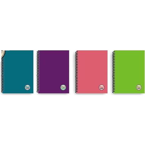 Τετράδιο Σπιράλ Shape Pastel 4 Θεμάτων 17x24cm 120 φύλλων (Διάφορα σχέδια)