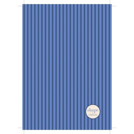 Τετράδιο Σπιράλ Shape Rige 4 Θεμάτων 17x24cm 120 φύλλων (Διάφορα χρώματα)