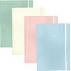 Τετράδιο Next Smooth Pastels Flexi 17x25cm 2 θεμάτων 80 φύλλων  (Διάφορα χρώματα)