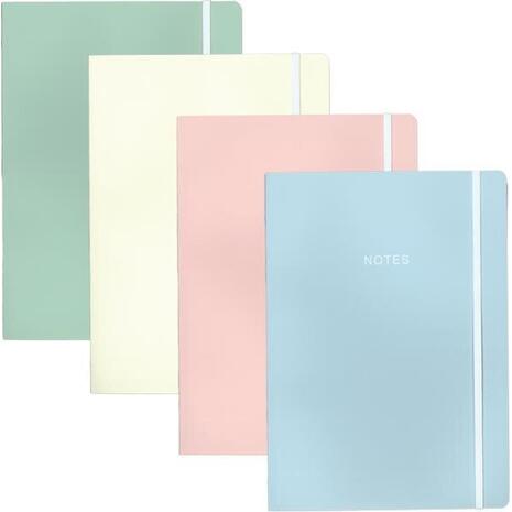 Τετράδιο Next Smooth Pastels Flexi 17x25cm 2 θεμάτων 80 φύλλων  (Διάφορα χρώματα)