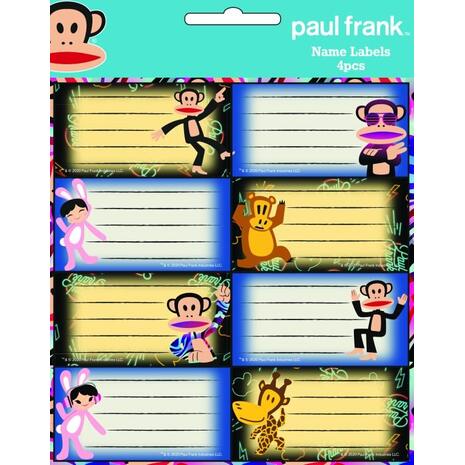 Σχολικές ετικέτες BMU Paul Frank σε διάφορα σχέδια (συσκευασία 32 ετικετών) (775-28046)