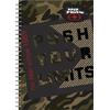 Τετράδιο BMU No Fear Limits-Fluo Wolf 2 θεμάτων 17x25cm 70 φύλλων (347-75402) (Διάφορα σχέδια)