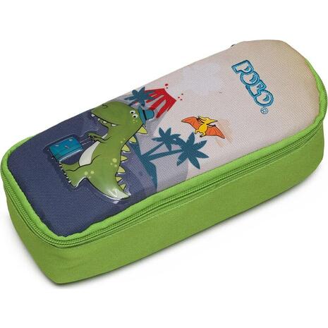 Κασετίνα οβάλ POLO animal junior δεινόσαυρος πράσινος (9-37-011-8036 2020)