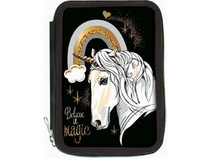 Κασετίνα γεμάτη διπλή Back me up Magic Unicorn (357-03100)